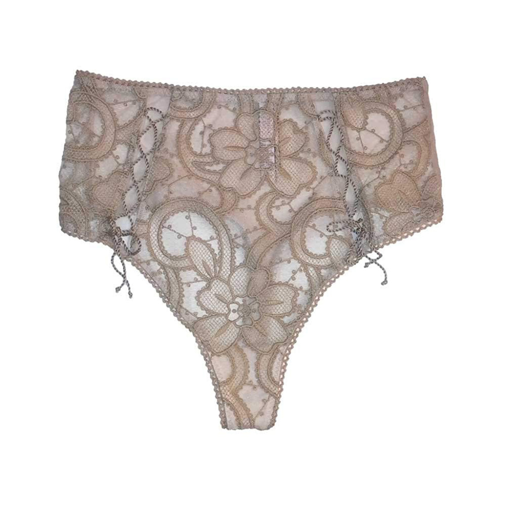 Victoria's Secret High-Waist Thong Panty Nude XS